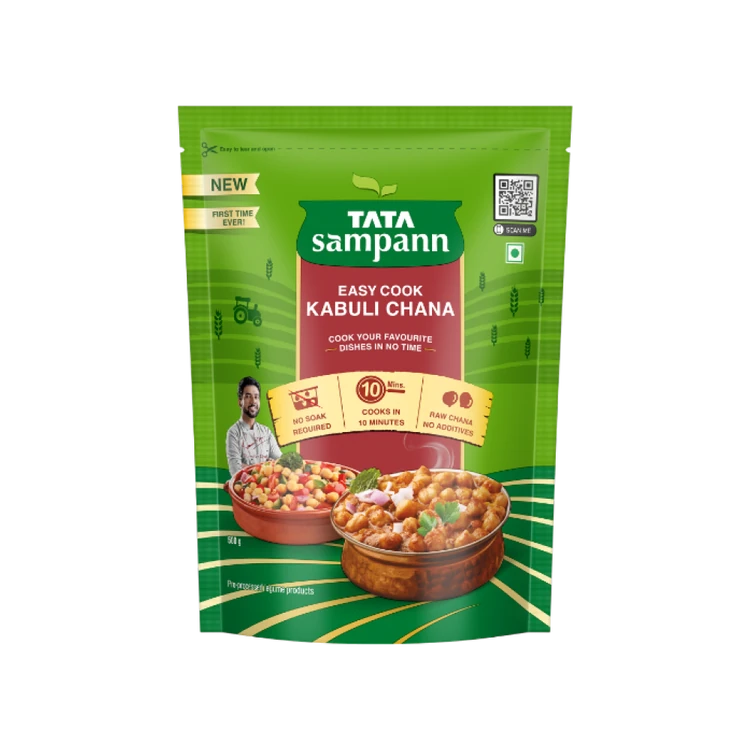Tata Sampann Easy Cook Kabuli Chana, No Soak Required