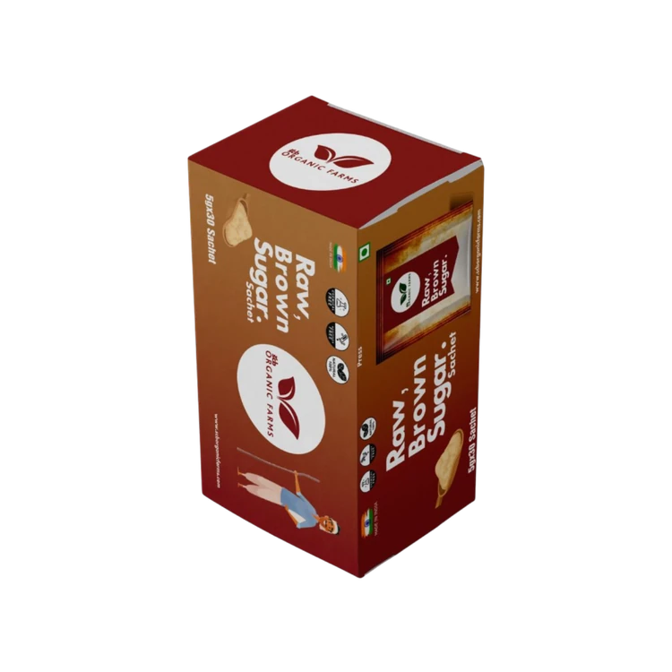 SCB Organic Farms Raw Organic Brown Sugar Sachet