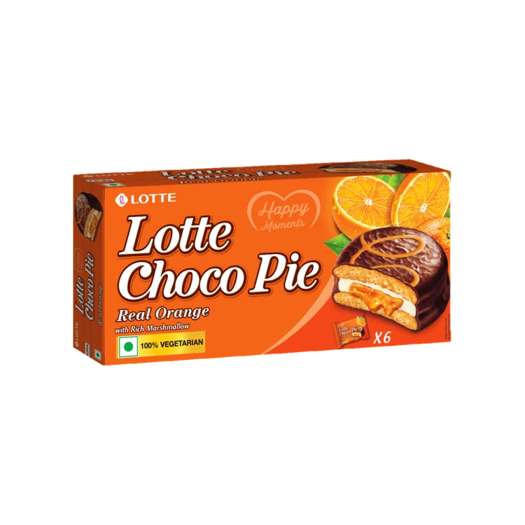 Lotte Choco Pie (Real Orange)