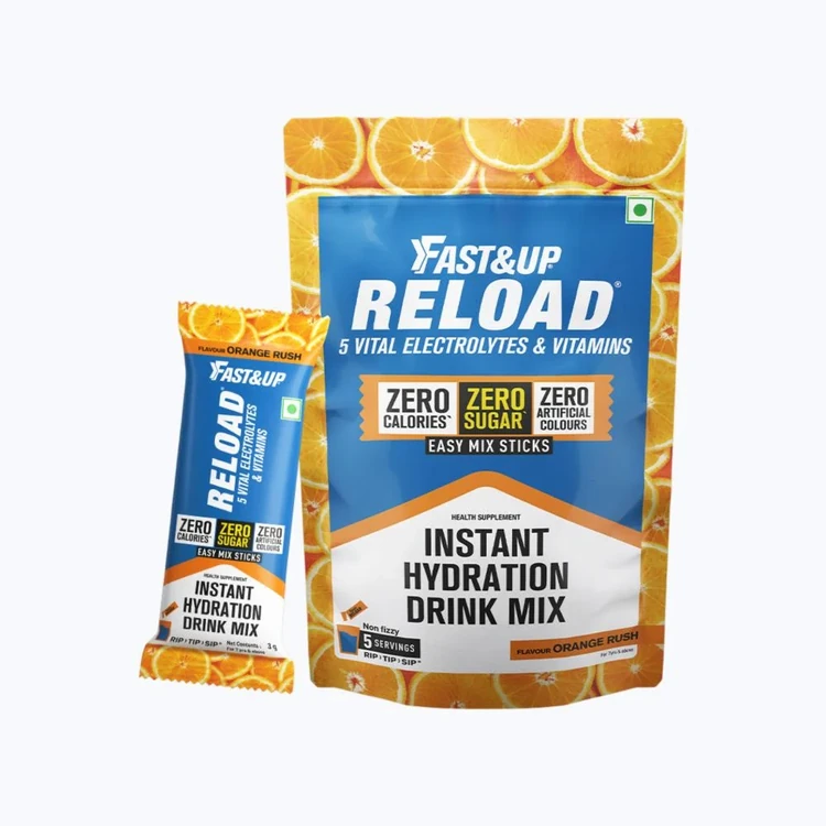 Fast&Up Reload Zero Sugar Electrolyte Drink Mix (Orange)