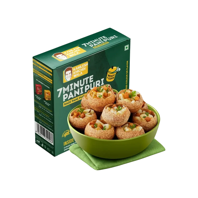 Kamlesh Khichdiwala 7 Minute Ragi Pani Puri