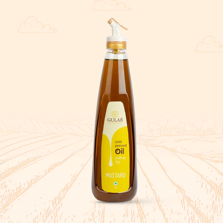Gulab Premium Cold Pressed Mustard Oil (Cold Pressed Sasive Enne)