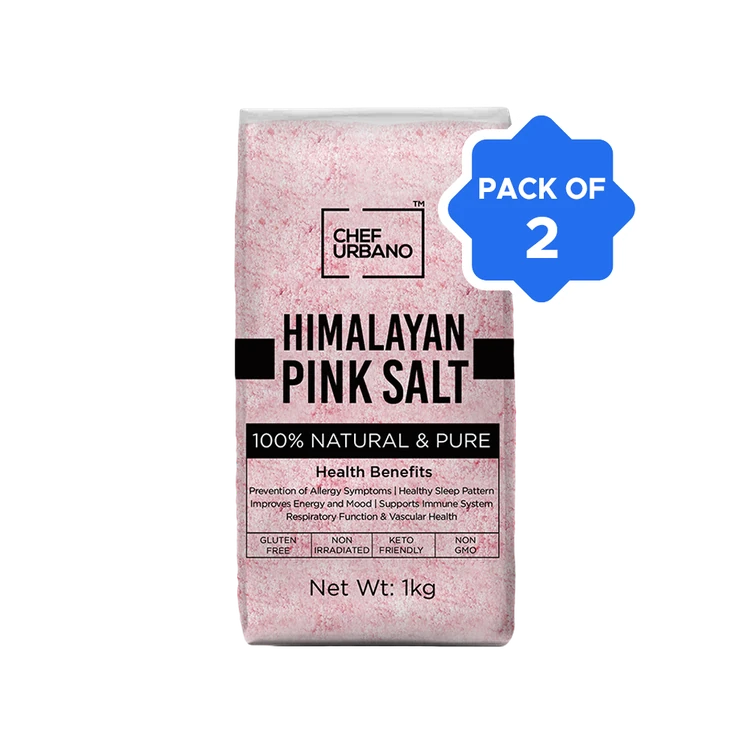 Chef Urbano Himalayan Pink Salt - Pack of 2