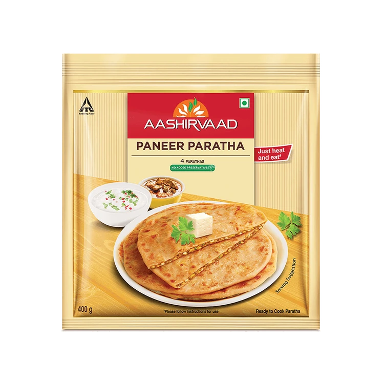 Aashirvaad Paneer Paratha (Heat & Eat)