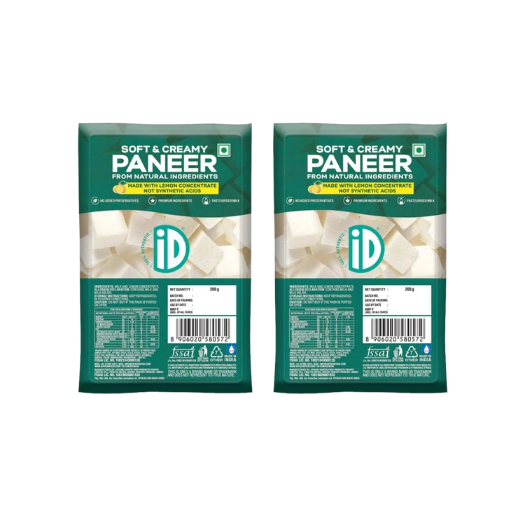 iD Soft and Creamy Paneer - Pack of 2