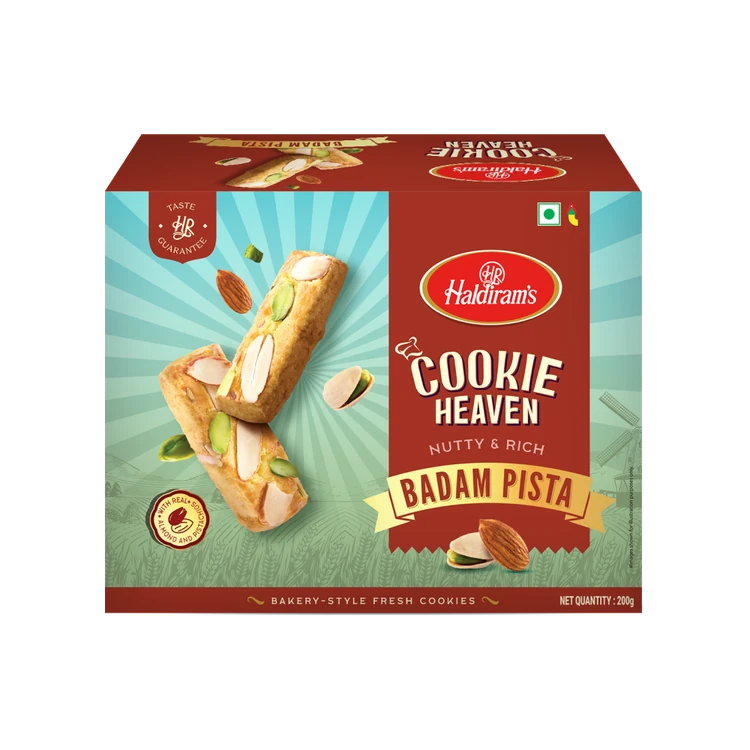 Haldiram's Heaven Badam Pista Bakery Cookies