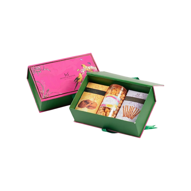 HONEY N DOUGH Pink & Polka Diwali Gift Box