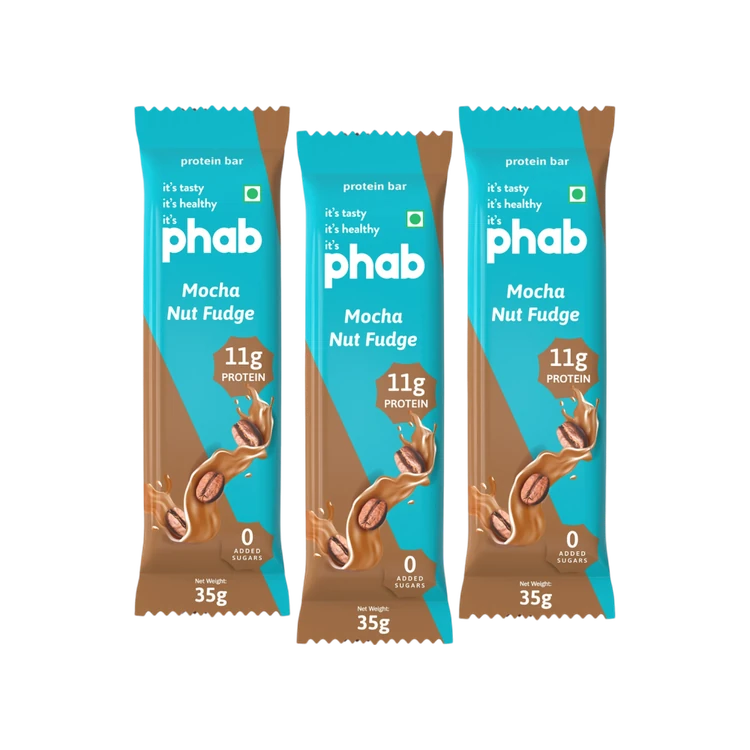 Phab Mocha Nut Fudge 11g Protein Bar