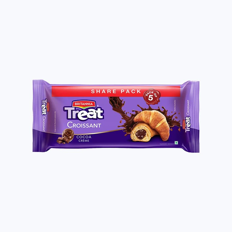 Britannia Treat Cocoa Creme Croissant