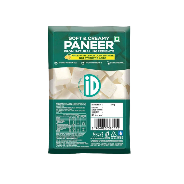 iD Soft and Creamy Paneer