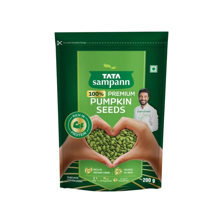 Tata Sampann Premium Pumpkin Seeds (Kumbalakayi Beeja)