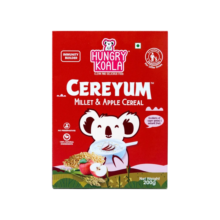 HUNGRY KOALA Millet & Apple Kids Cereal