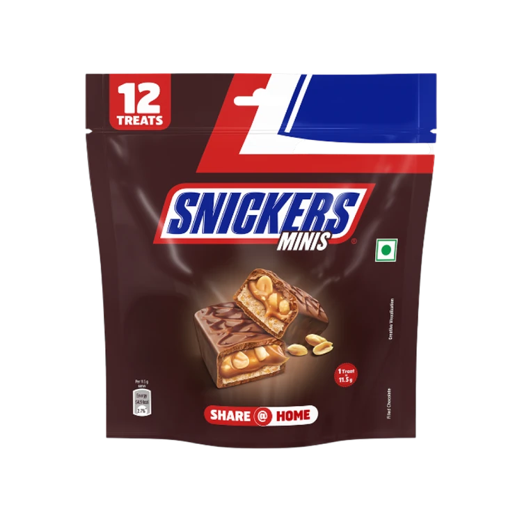 Snickers Nougat & Caramel Miniatures Filled Bar Chocolate Pack