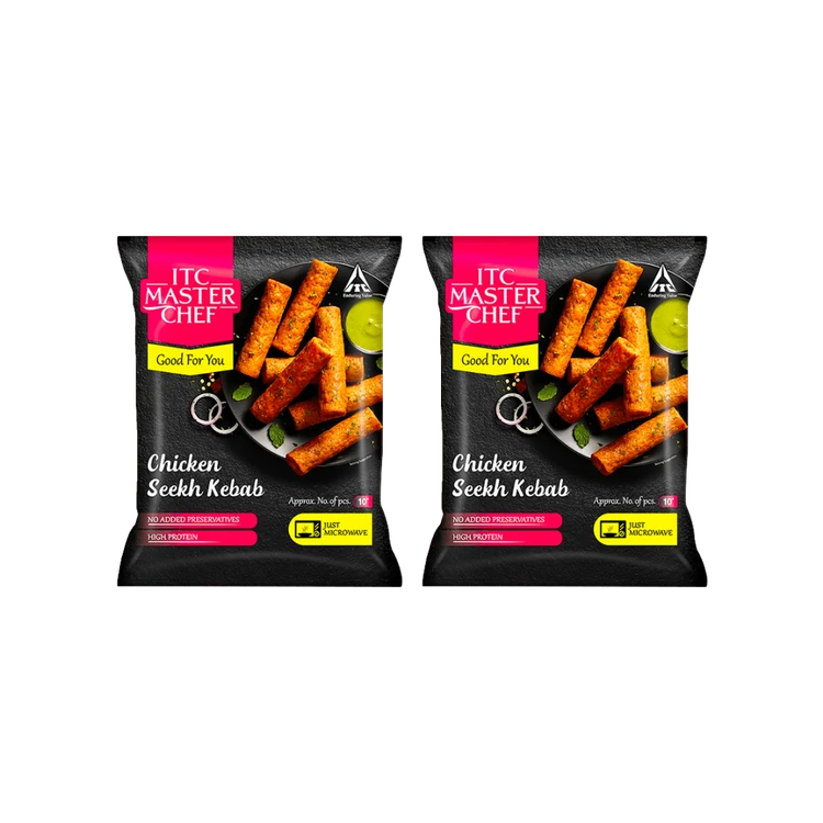 ITC Master Chef Chicken Seekh Kebab - Pack of 2
