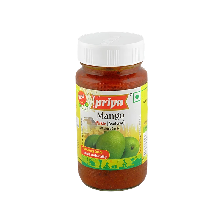 Priya Mango Avakaya Pickle (Without Garlic)