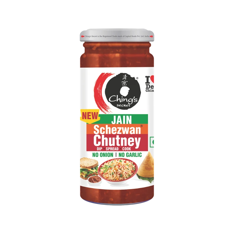 Ching's Secret Jain Schezwan Chutney (No Onion, No Garlic)