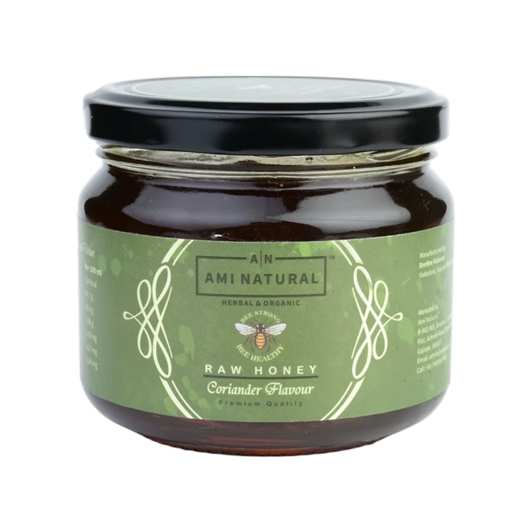 AMI NATURAL Raw Coriander Honey - 100% Pure