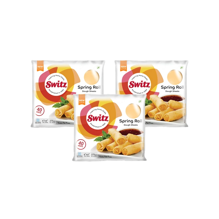 Switz Spring Roll Dough Sheets (Frozen) - Pack of 3