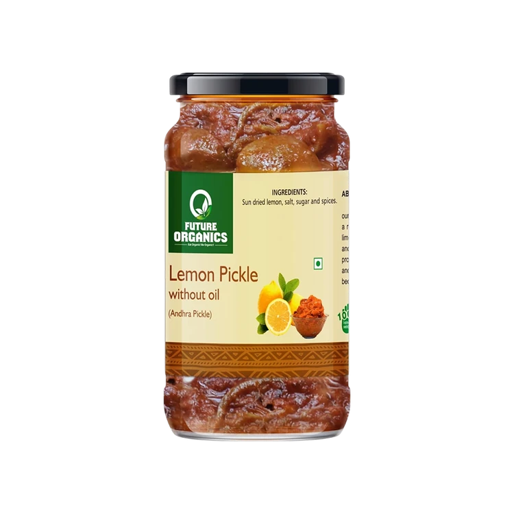 Future Organics Lemon Pickle (Without Oil)