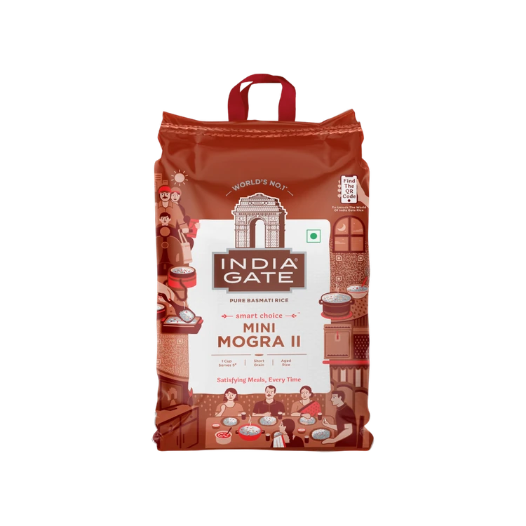 India Gate Mini II Mogra Basmati Rice (Short Grain) (Mogra Basmati Akki)