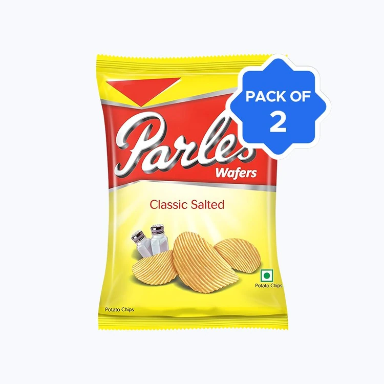 Parle Classic Salted Potato Chips (Celebration Pack) - Pack of 2