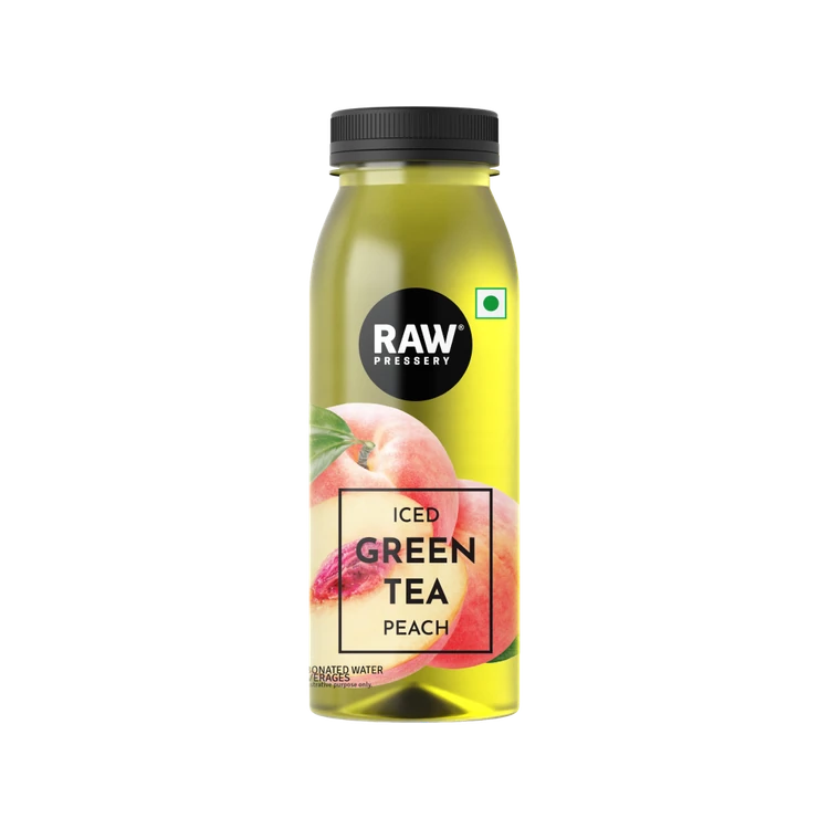 Raw Pressery Iced Green Tea (Peach)