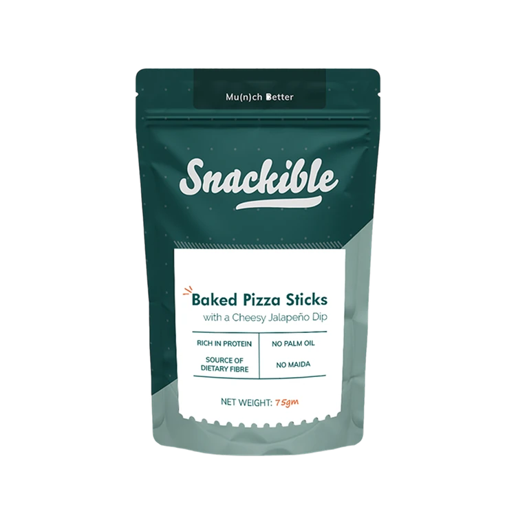 Snackible Baked Pizza Sticks with Jalapeno Dip