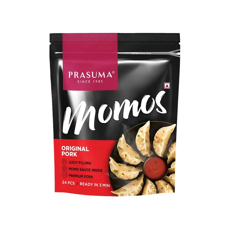 Prasuma Original Pork Momos (Frozen)