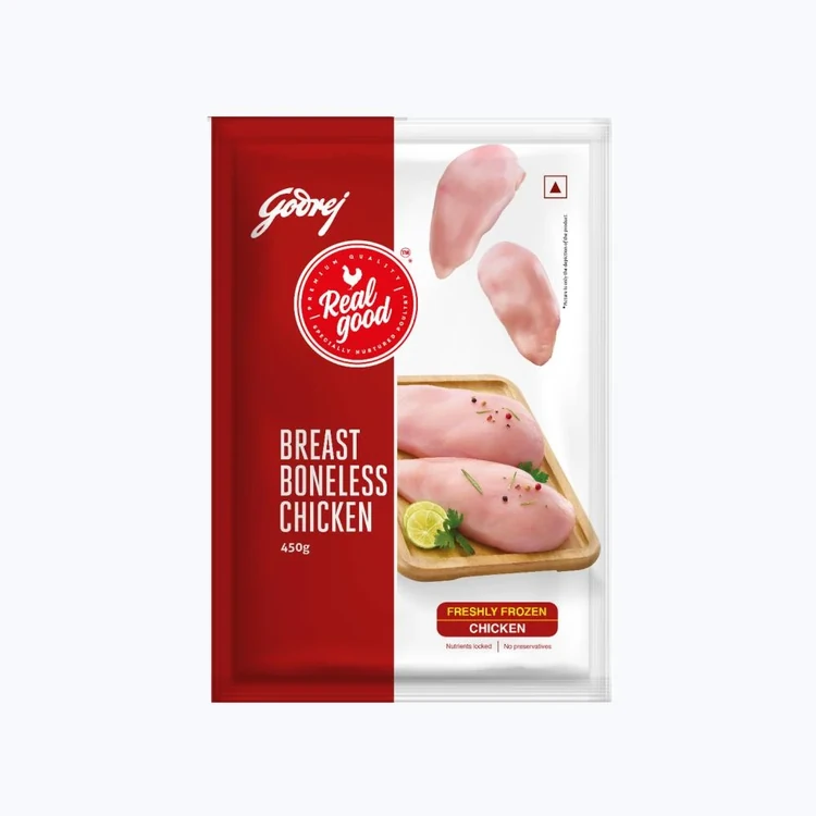 Godrej Real Good Chicken Breast Boneless (Freshly Frozen)