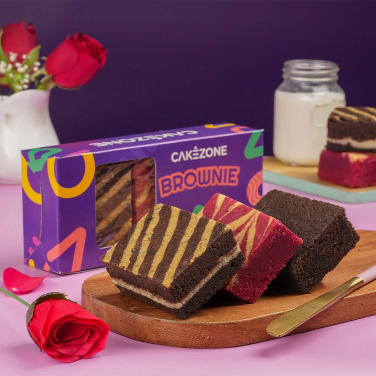 CakeZone Valentine's Assorted Brownie