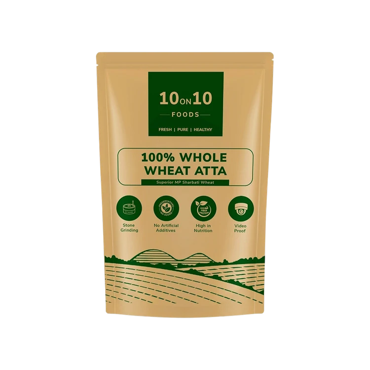 10on10foods 100% Whole Wheat Atta