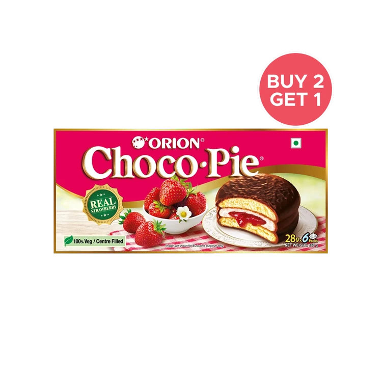 Orion Strawberry Choco Pie - Buy 2 Get 1 Free