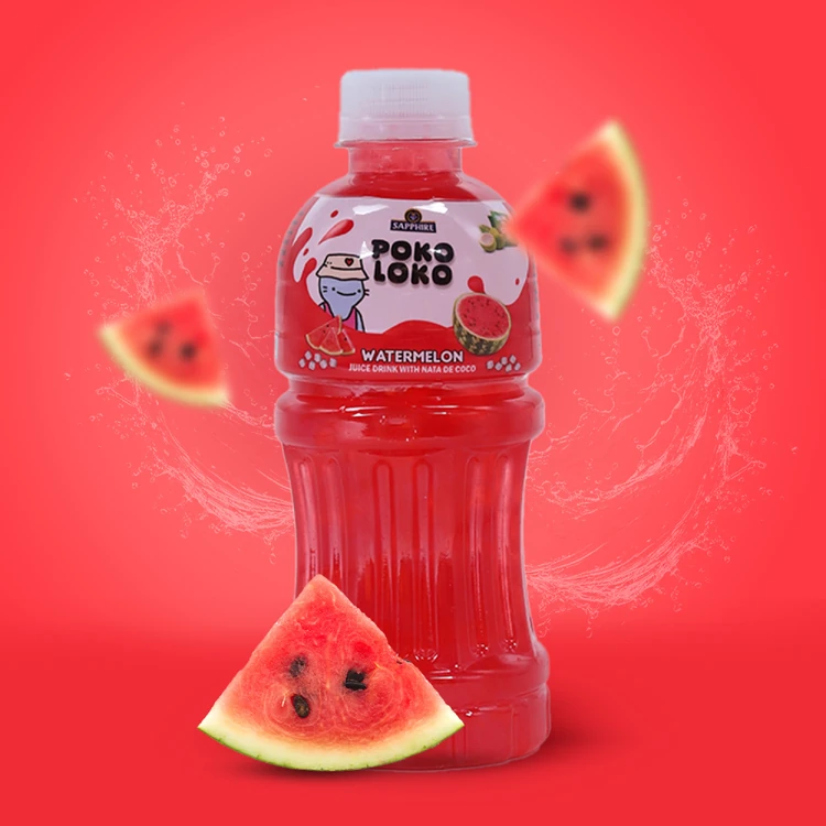 Poko Loko Watermelon Nata De Coco Juice