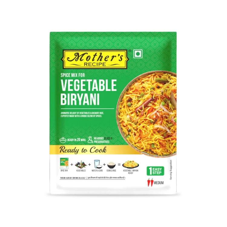 Mother's Recipe Veg Biryani Masala Ready to Cook