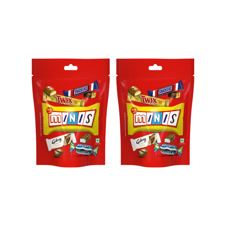 Snickers Best of Minis Assorted Chocolate Pack - Pack of 2
