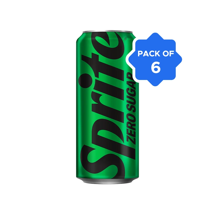 Sprite Zero Soft Drink - Pack of 6