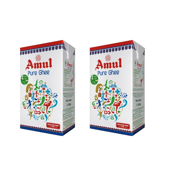 Amul Pure Ghee - Pack of 2 (Tuppa)