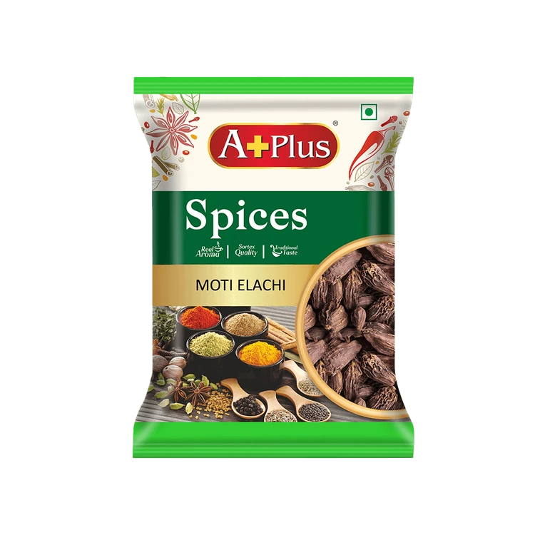 Aplus Black Cardamom Whole (Dodda Yelakki)