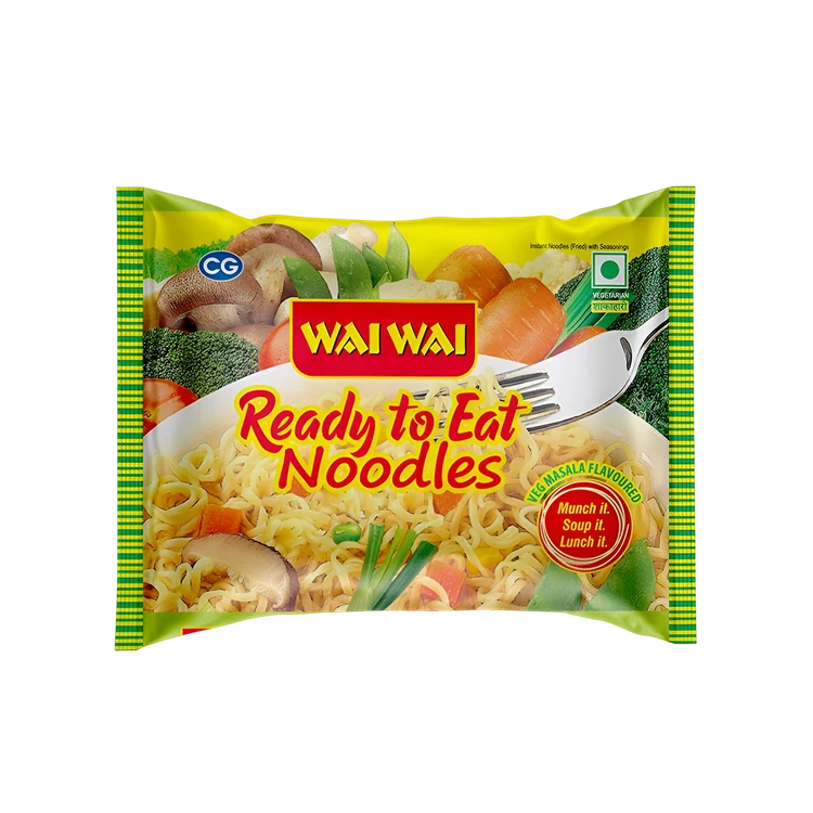 Wai Wai Ready To Eat Veg Masala Flavoured Noodles