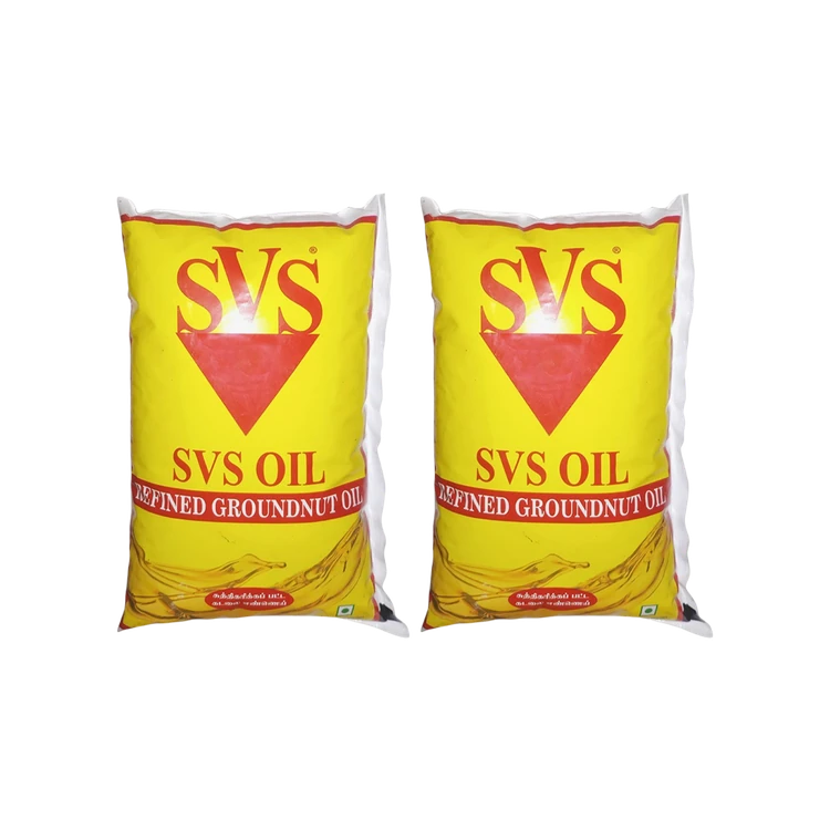 SVS Refined Groundnut Oil - Pack of 2 (Kadale Enne)