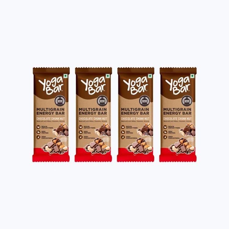 Yoga Bar Chocolate Chunk Nut Multigrain Energy Bar (35 g) - Pack of 4