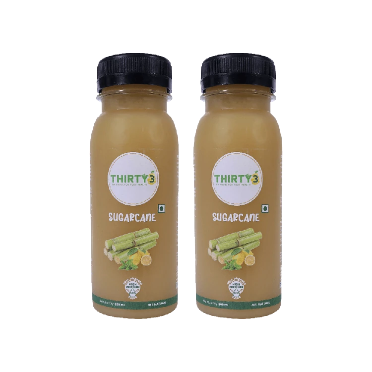 Cold Pressed Sugarcane Juice by Thirty3 - Pack of 2