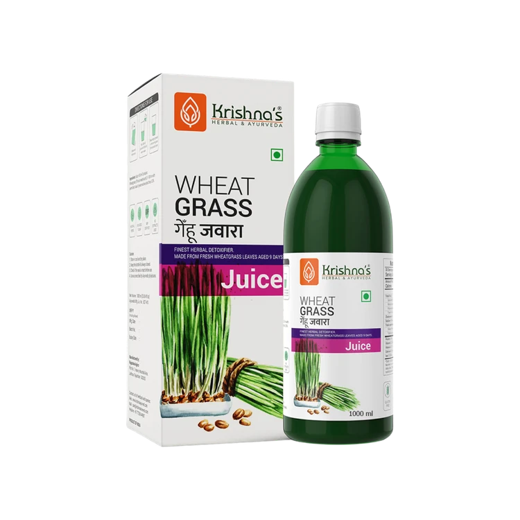 Krishna's Herbal & Ayurveda Wheatgrass Herbal Juice