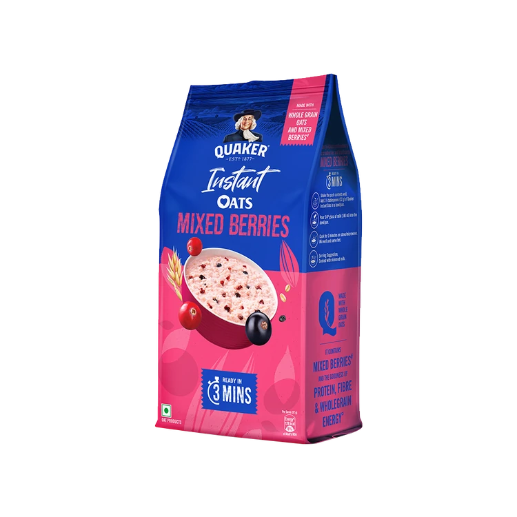 Quaker Mixed Berries Instant Flavoured Oats