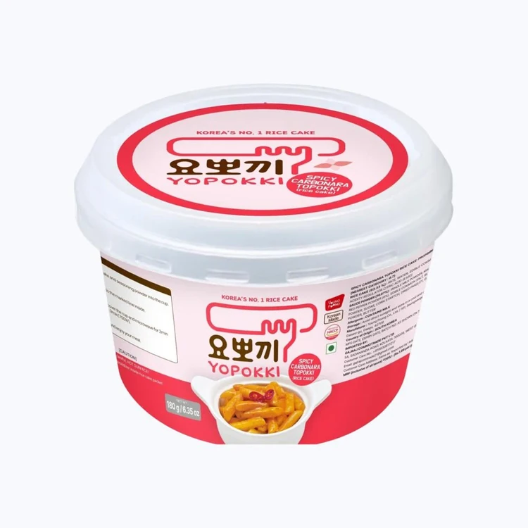 YOPOKKI Spicy Carbonara Topokki Rice Cake