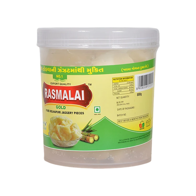 Ras Malai Gold Pure Kolhapuri Jaggery Cubes (Bella)