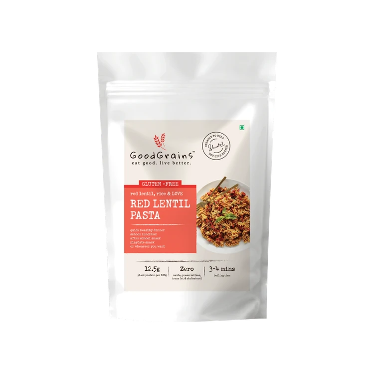 GoodGrains Red Lentil Pasta