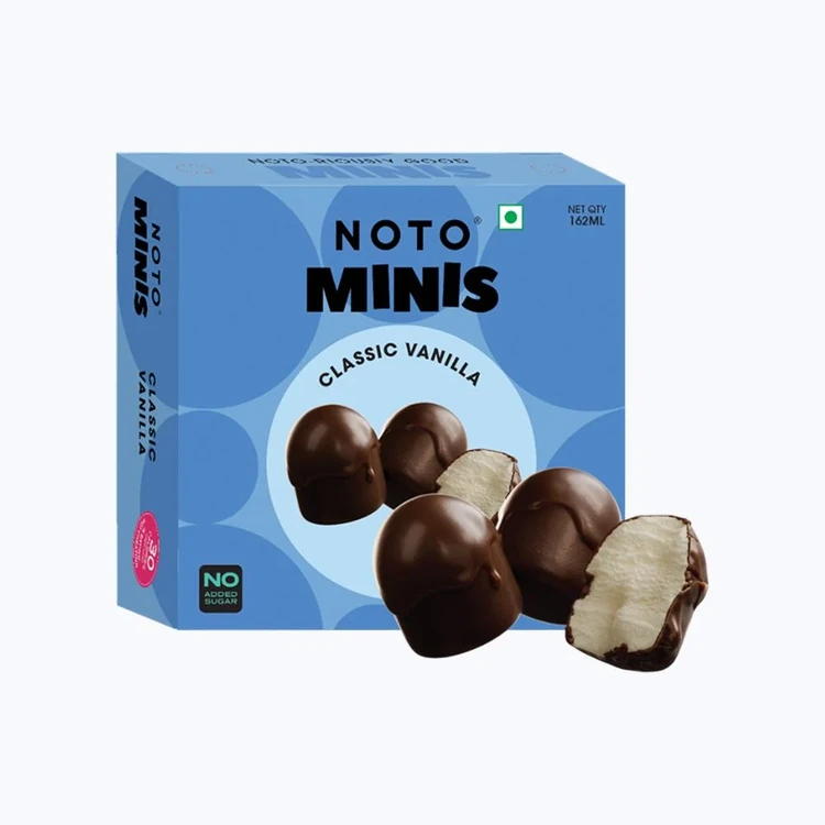 Noto Mini's Classic Vanilla Ice Cream Bites