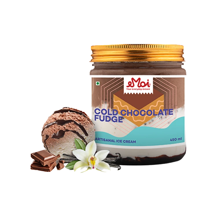 EMOI Cold Chocolate Fudge Ice Cream Tub