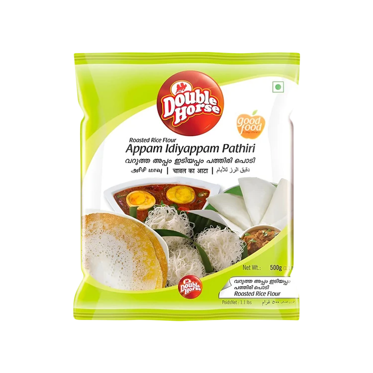 Double Horse Appam Idiyappam Pathiri Rice Flour (Akki Hittu)